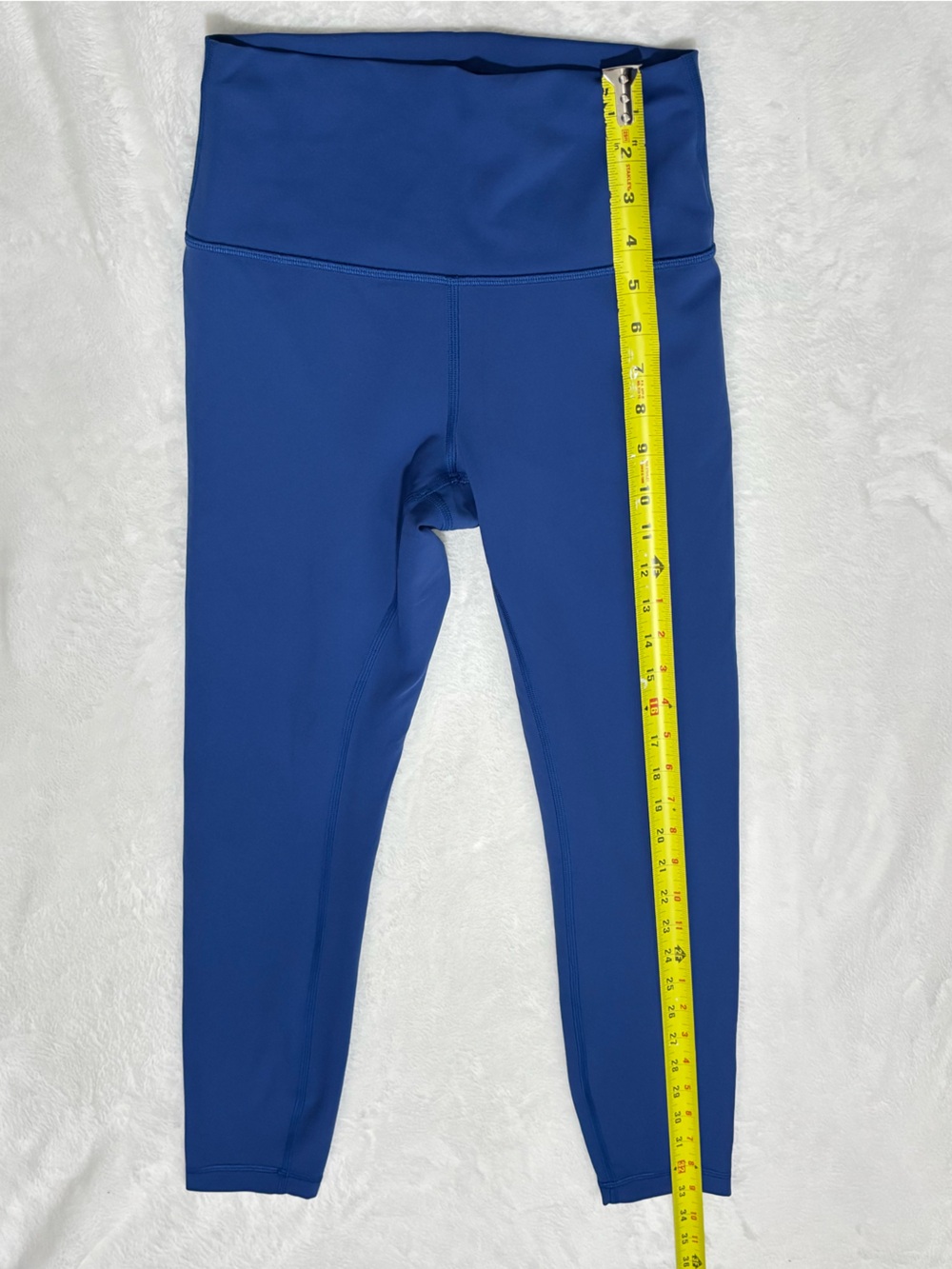 LULULEMON ATHLETICA Women’s High-Waist Full Length Blue Performance Leggings - Picture 11 of 13